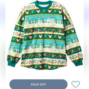 NEW Walt Disney World Christmas Holiday Spirit Jersey Shirt